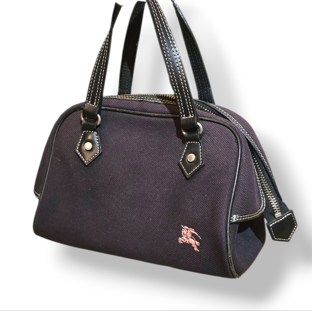 Burberry Blue Label Mini Canvas Handbag